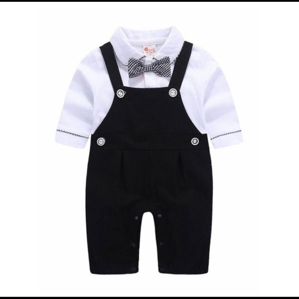 Baby boy Black jumpsuit